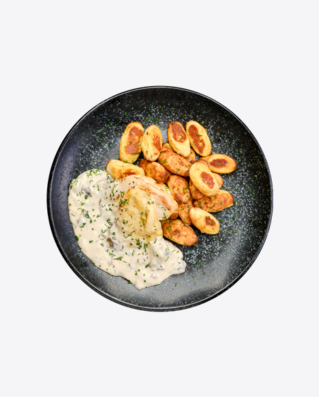 Chicken Fillet w/ Gnocchi & Mushroom Sauce