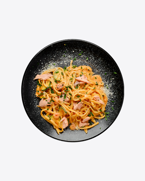 Pasta w/ Salmon, Zucchini & Grated Parmesan