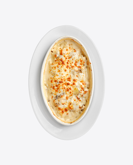 Baked Potato & Hamboletus w/ Cheese and Bacon