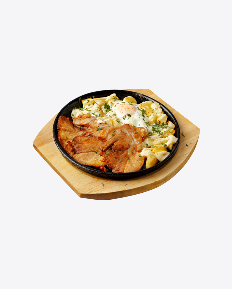 Fried Pork w/ Potato & Egg