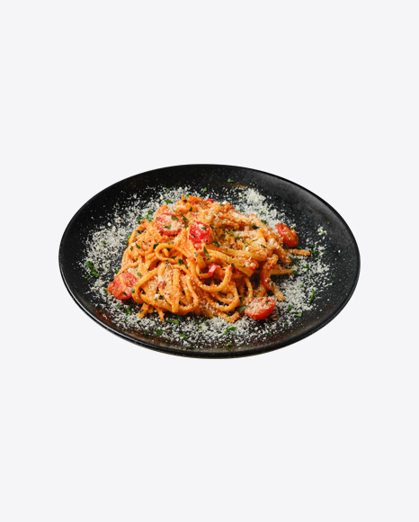 Spaghetti w/ Tomato & Grated Parmesan