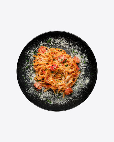 Spaghetti w/ Tomato & Grated Parmesan