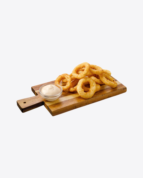 Fried Squid Rings w/ Creamy Sauce