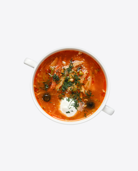 Cabbage Soup w/ Sausage & Olives