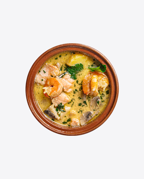 Bowl of Seafood Soup