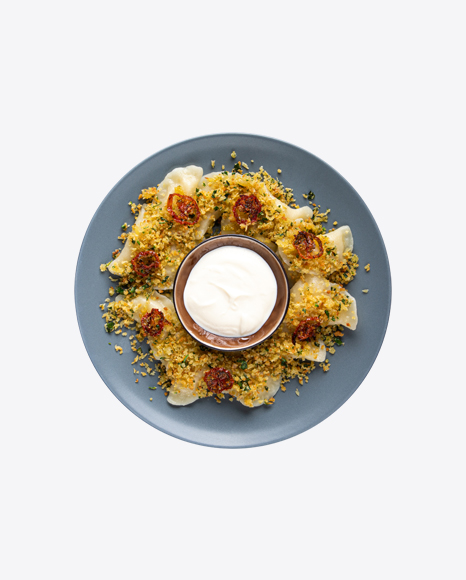 Vareniki Dumplings w/ Sour Cream