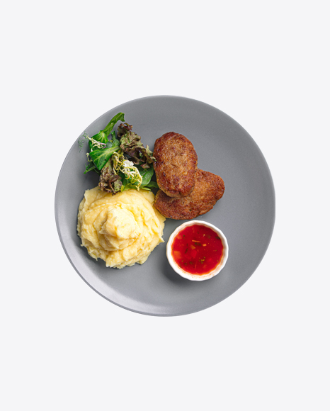 Veal Cutlet with Mashed Potato