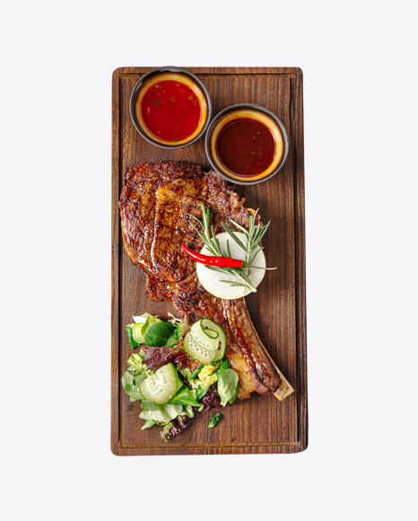 Grilled Beef Steak w/ Sauce