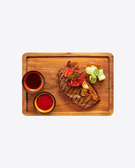 Grilled Beef Steak w/ Sauce