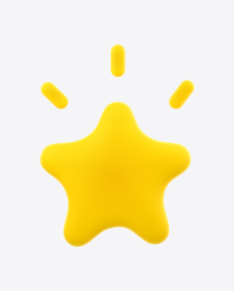 Cartoon Blinking Star