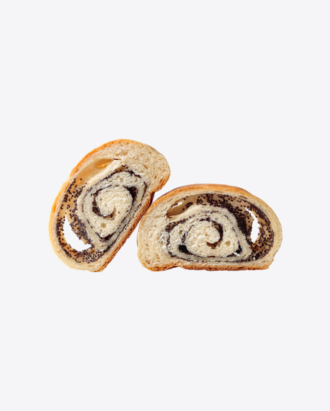 Bun Slices w/ Poppy Seeds