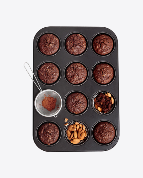 Chocolate Muffins in Form