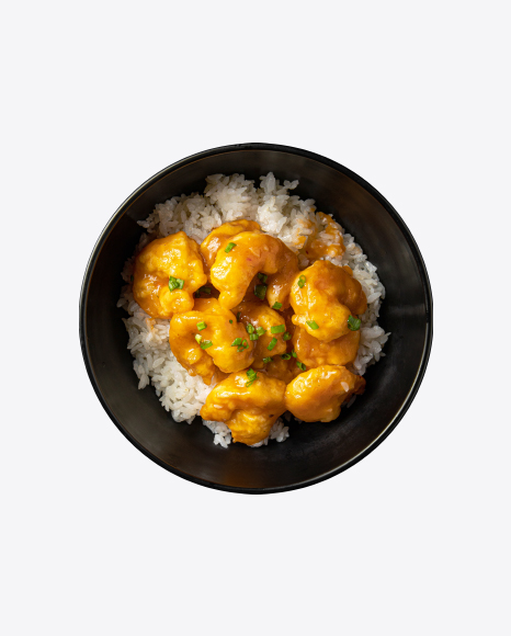 Asian Curry Shrimps and Rice