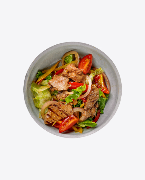 Roast Beef Salad in a Bowl