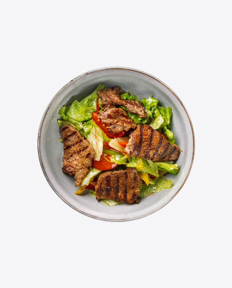 Roast Beef Salad in a Bowl