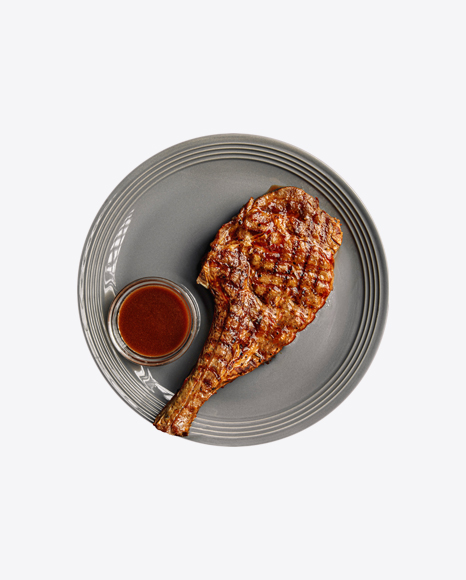 Grilled Beef Steak w/ Sauce