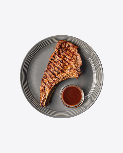 Grilled Beef Steak w/ Sauce