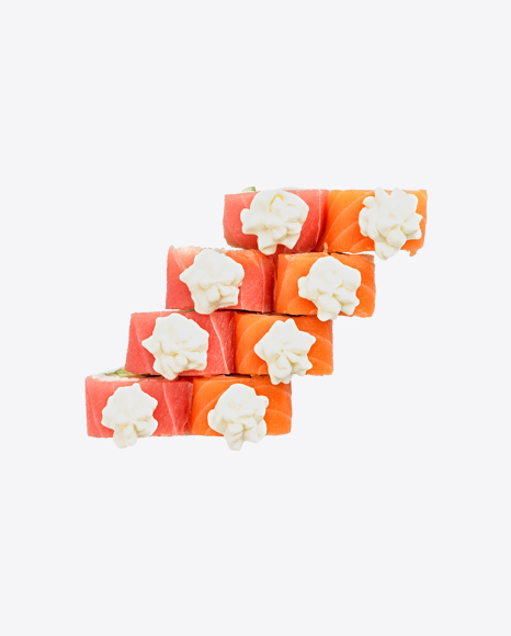 Rainbow Rolls w/ Cream Cheese