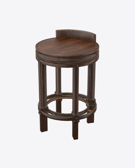 Round Bar Stool PNG
