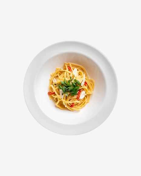 Spaghetti w/ Garlic & Olive Oil