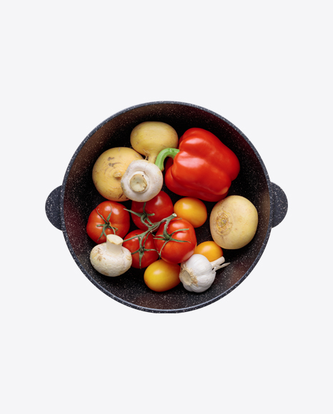 Vegetables in Iron Pot
