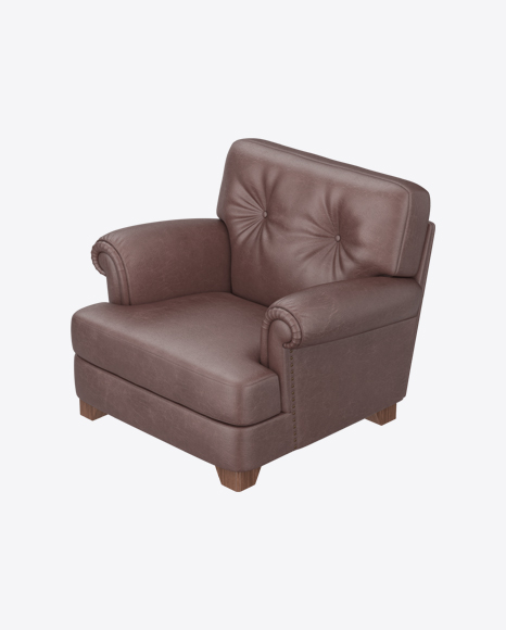 Leather Armchair PNG
