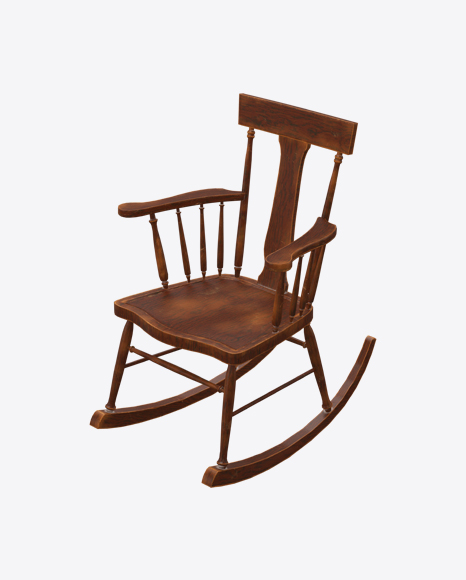 Vintage Rocking Chair PNG