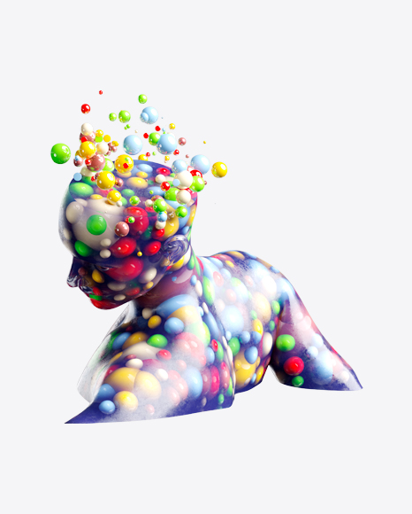 Abstract Bust