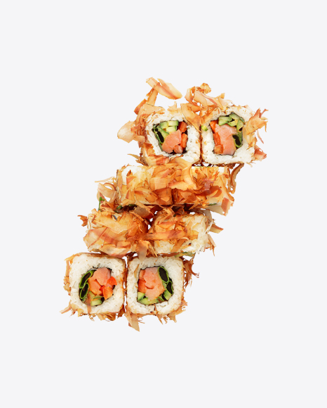 Salmon Rolls in Flakes