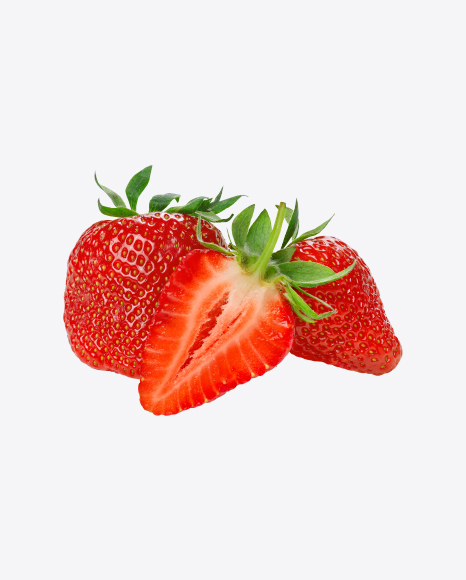 Strawberries Set PNG