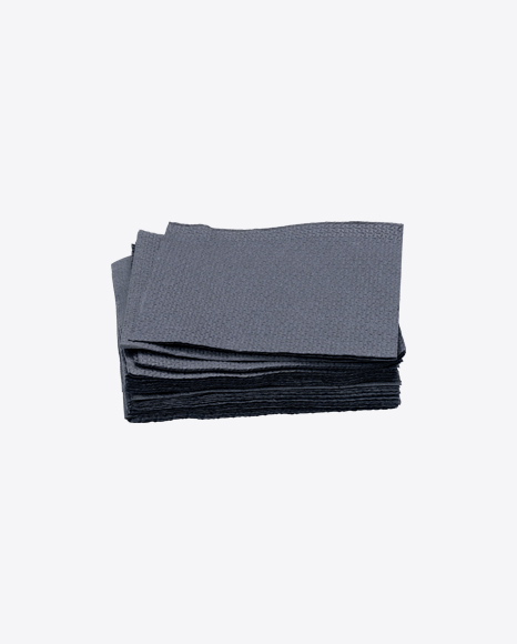 Black Paper Tissues Stack PNG