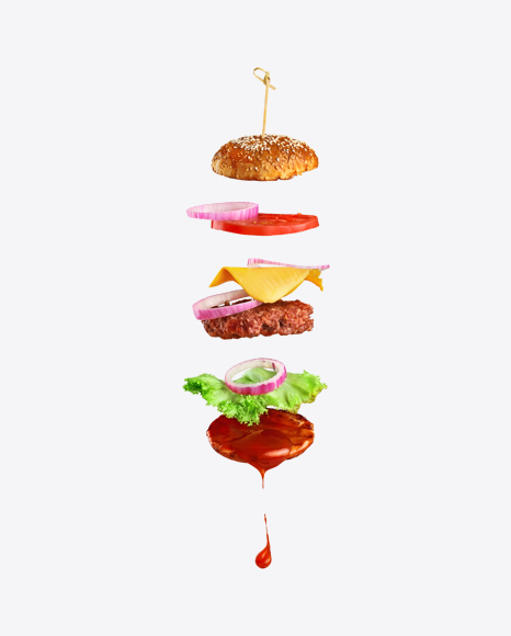Burger Set PNG