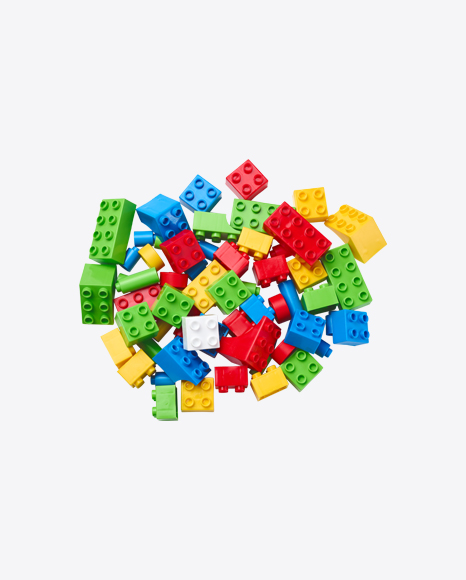 Pile of Toy Bricks PNG