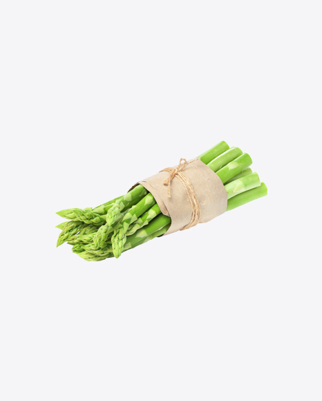 Asparagus Pile in Paper Wrap PNG