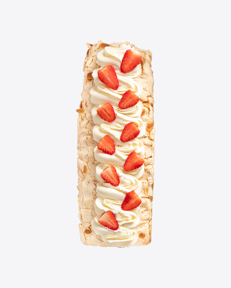 Strawberry Pavlova Roll