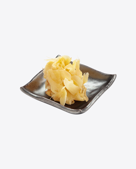 Sliced Ginger in Dip-Bowl