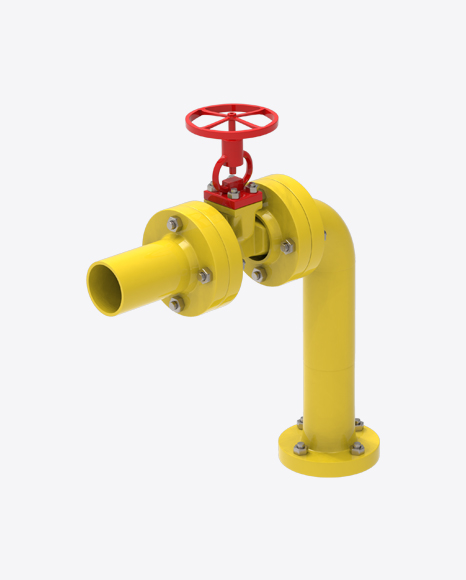 Yellow Gas Pipe