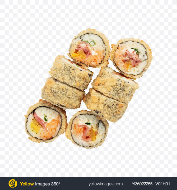Download Tempura Rolls Transparent PNG on YELLOW Images