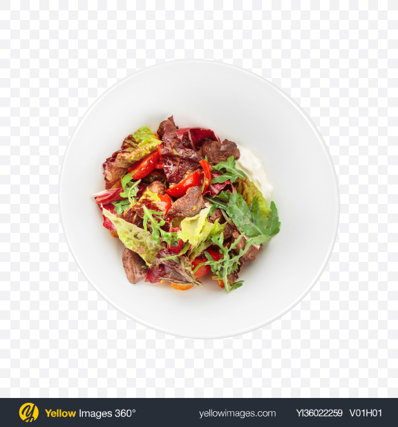Download Green Salad w/ Liver Transparent PNG on YELLOW Images