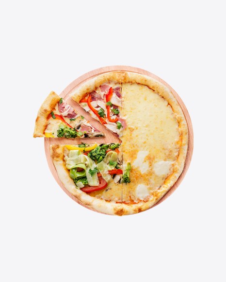 Sliced Mixed Pizza