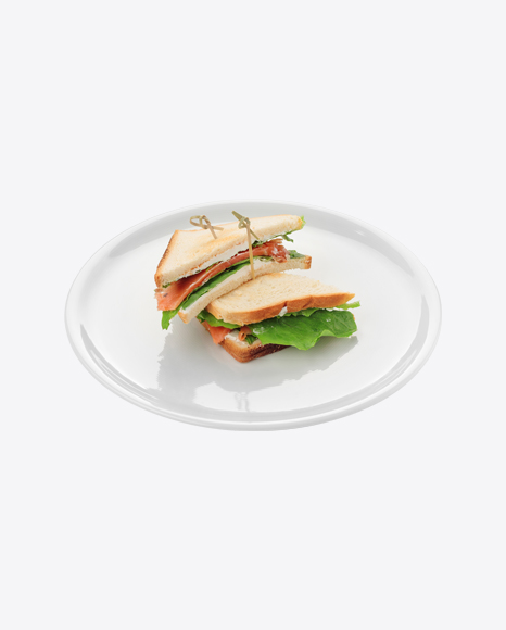 Club Sandwich w/ Salmon