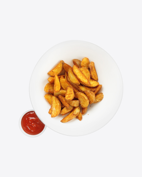 Country Potato w/ Ketchup