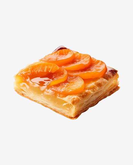 Slice of Apricot Cake