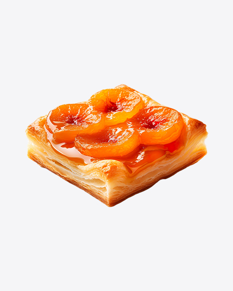 Slice of Apricot Cake