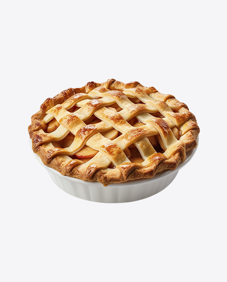Apple Jam Tart on Plate