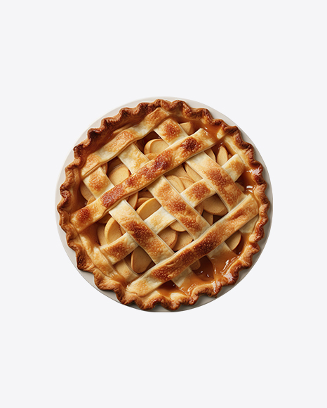 Apple Jam Tart on Plate