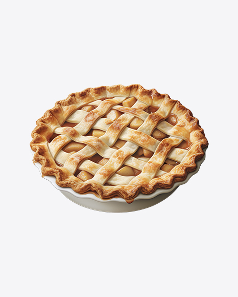 Apple Jam Tart on Plate