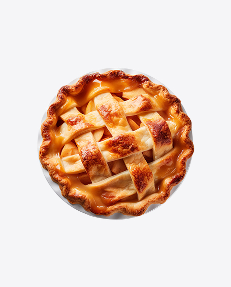 Apple Jam Tart on Plate