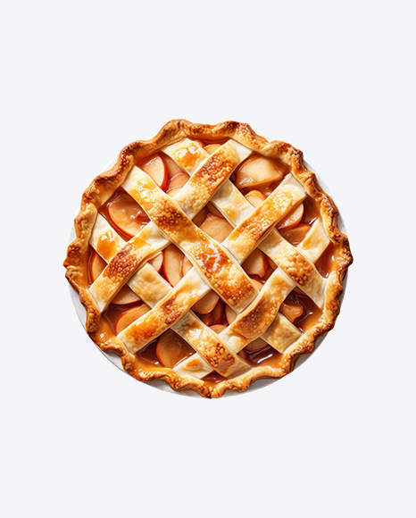Apple Jam Tart on Plate