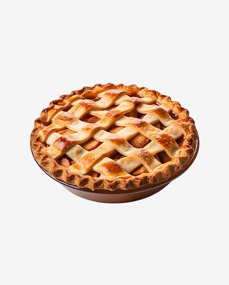 Apple Jam Tart on Plate